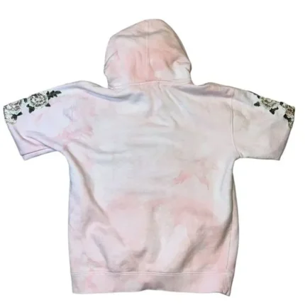 Civil Regime Floral Pink Size Flowers Pullover Hoodie