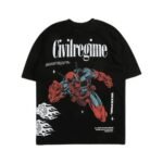 Civil Regime Darc Sport X Marvel Deadpool Shirt front side