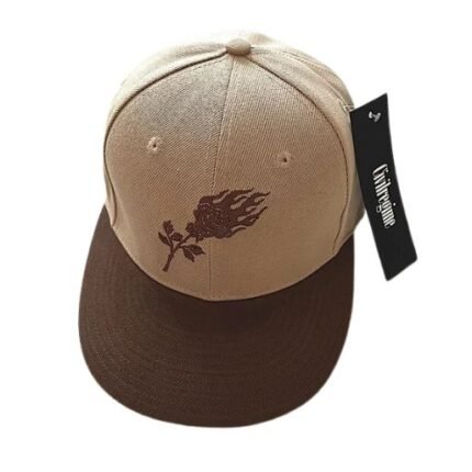 Civil Regime Baseball Hat Khaki And Brown front side