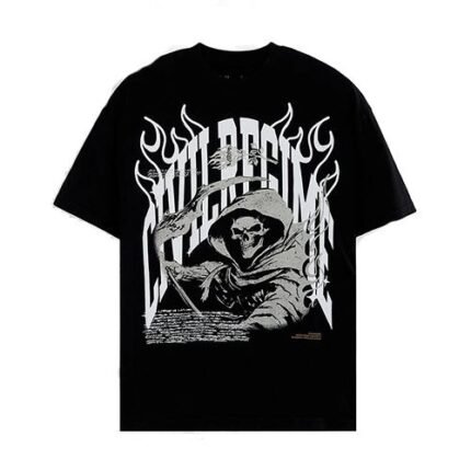 Civil Shadows Oversized T Shirt Black front side