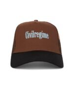 Civil Regime Trucker Hat - Brown front side