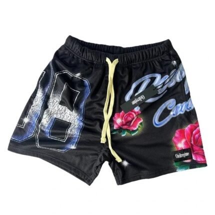 Civil Regime Black Mesh Shorts